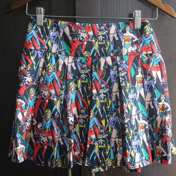 Dolls Kill Dresses & Skirts - NWT Marvel Living Legends Pleated Mini Skirt.